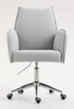FOTEL HR280K SZARY BARANEK CHROMOWANA PODSTAWA