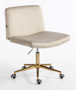 HOKER HR150K LATTE WELUR ZŁOTA PODSTAWA