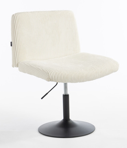 HOKER HR150N BIAŁY SZTRUKS CZARNA PODSTAWA