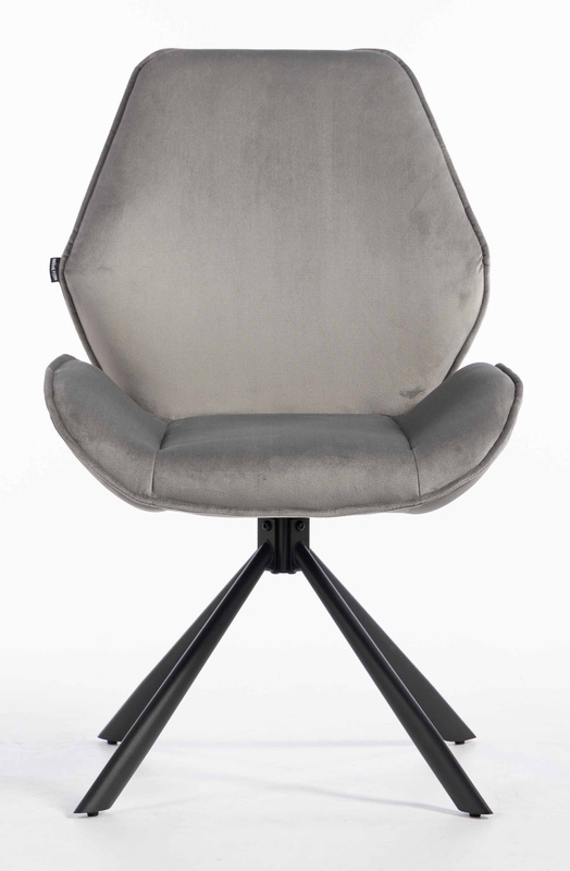 FOTEL HR350 PAJĄK STALOWY WELUR CZARNA PODSTAWA