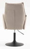 FOTEL HR280N LATTE BARANEK CZARNA PODSTAWA