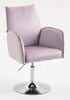 FOTEL HR280N WRZOSOWY WELUR CHROMOWANA PODSTAWA