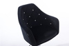 FOTEL HR830CK CZARNY WELUR