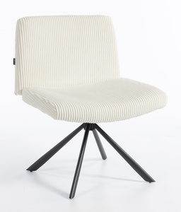 HOKER HR150 PAJĄK BIAŁY SZTRUKS CZARNA PODSTAWA