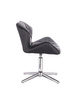 FOTEL HR111CROSS CZARNY