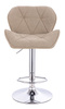 FOTEL HR111W LATTE BARANEK CHROMOWANA PODSTAWA