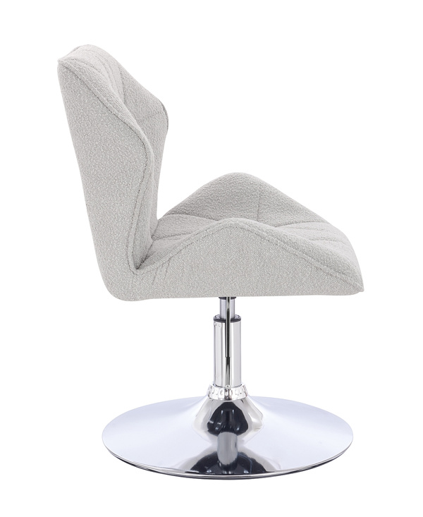 HOKER HR212N SZARY BARANEK CHROMOWANA PODSTAWA
