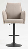 FOTEL HR280W LATTE BARANEK CZARNA PODSTAWA