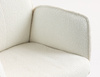 FOTEL HR280W KREMOWY BARANEK CHROMOWANA PODSTAWA