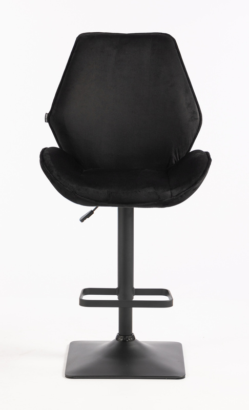 FOTEL HR350KW CZARNY WELUR CZARNA PODSTAWA