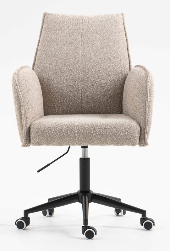FOTEL HR280K LATTE BARANEK CZARNA PODSTAWA