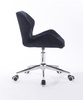 FOTEL HR111K CZARNY WELUR