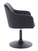 FOTEL HR190N CZARNY CZARNA PODSTAWA
