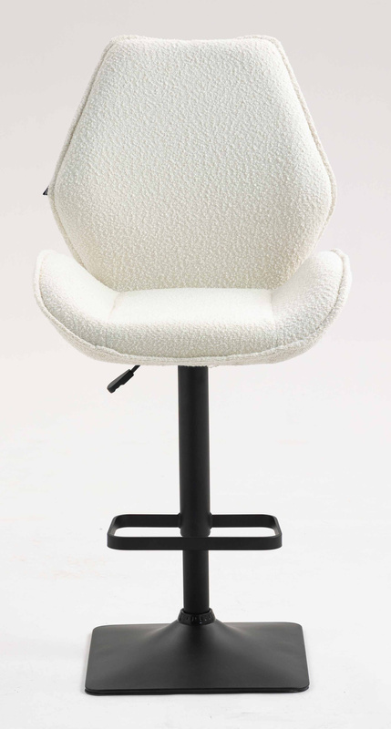 FOTEL HR350KW KREMOWY BARANEK CZARNA PODSTAWA