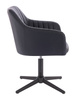 FOTEL HR190CROSS CZARNY CZARNA PODSTAWA