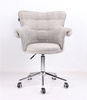 FOTEL HR804CK STALOWY WELUR