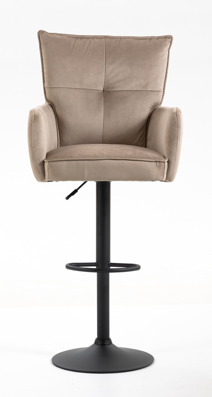 HOKER HR250W LATTE WELUR CZARNA PODSTAWA