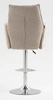 FOTEL HR280W LATTE BARANEK CHROMOWANA PODSTAWA