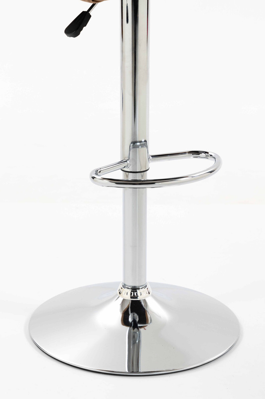 HOKER HR250W KARMELOWY EKOSKÓRA PREMIUM SOFT CHROMOWANA PODSTAWA