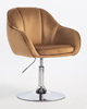 HOKER HR2055N MIODOWY WELUR CHROMOWANA PODSTAWA