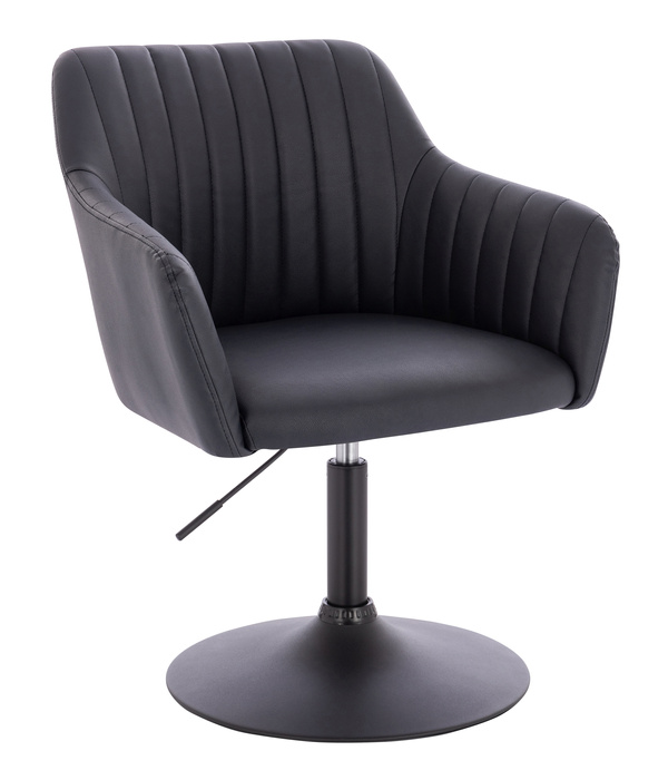 FOTEL HR190N CZARNY CZARNA PODSTAWA