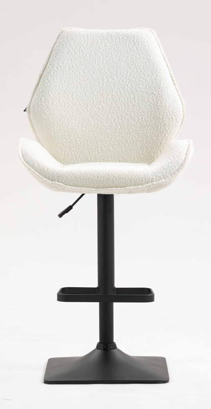 FOTEL HR350KW KREMOWY BARANEK CZARNA PODSTAWA