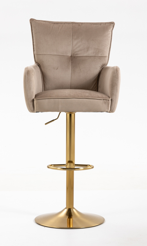 HOKER HR250W LATTE WELUR  ZŁOTA PODSTAWA