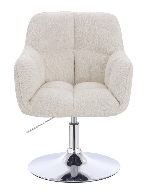 HOKER HR550N KREMOWY BARANEK SREBRNA PODSTAWA