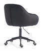 HOKER HR2055K CZARNY WELUR CZARNA PODSTAWA