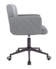 FOTEL HR802K SZARY CZARNA PODSTAWA