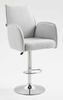 FOTEL HR280W SZARY BARANEK CHROMOWANA PODSTAWA
