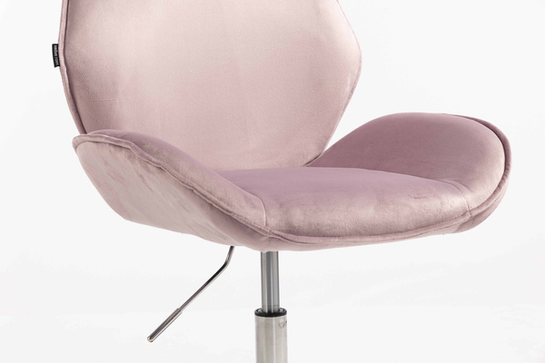 FOTEL HR350N WRZOSOWY WELUR CHROMOWANA PODSTAWA