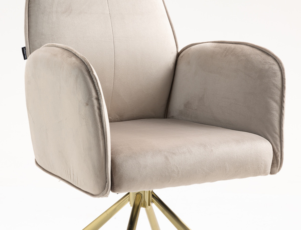 HOKER HR280 LATTE WELUR ZŁOTA PAJĄK