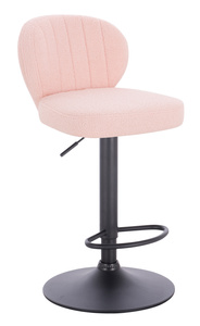 HOKER HR193W PUDROWY RÓŻ BARANEK CZARNA PODSTAWA