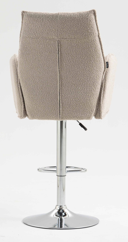 FOTEL HR280W LATTE BARANEK CHROMOWANA PODSTAWA