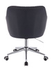 FOTEL HR190K CZARNY CHROMOWANA PODSTAWA