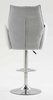 FOTEL HR280W SZARY BARANEK CHROMOWANA PODSTAWA
