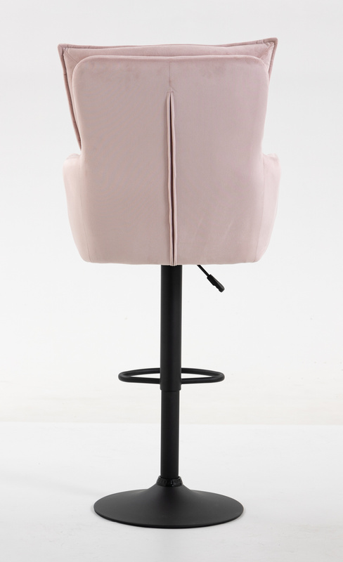 HOKER HR250W PUDROWY RÓŻ WELUR CZARNA PODSTAWA