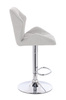 HOKER HR212W SZARY BARANEK CHROMOWANA PODSTAWA