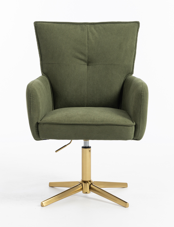 HOKER HR250CROSS ZIELONY SZAŁWIA PREMIUM CORD SZTRUKS ZŁOTA PODSTAWA