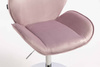 FOTEL HR350N WRZOSOWY WELUR CHROMOWANA PODSTAWA
