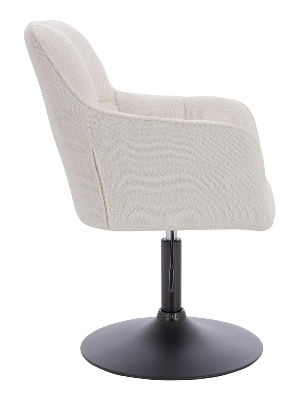 HOKER HR550N KREMOWY BARANEK CZARNA PODSTAWA