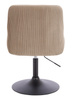 FOTEL HR920N LATTE WELUR CZARNA PODSTAWA
