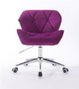 FOTEL HR111K FUKSJA WELUR