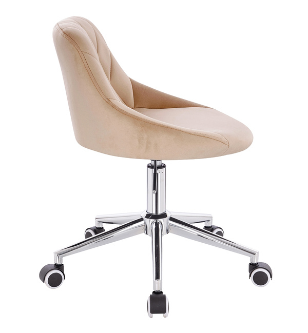 HOKER HR1054K LATTE WELUR CHROMOWANA PODSTAWA