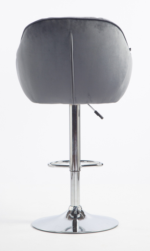 HOKER HR2055W GRAITOWY WELUR CHROMOWANA PODSTAWA