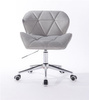 FOTEL HR111K STALOWY WELUR