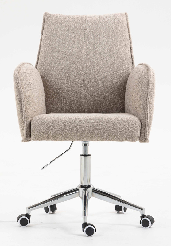 FOTEL HR280K LATTE BARANEK CHROMOWANA PODSTAWA