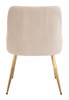 HR920 KRZESŁO ZŁOTE NOGI KREMOWY WELUR