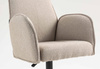 FOTEL HR280W LATTE BARANEK CZARNA PODSTAWA